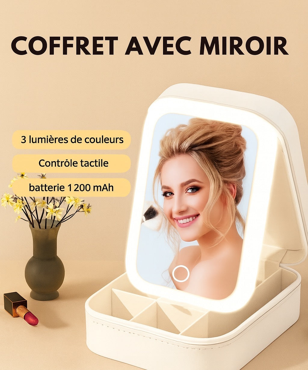 Coffret avec Miroir