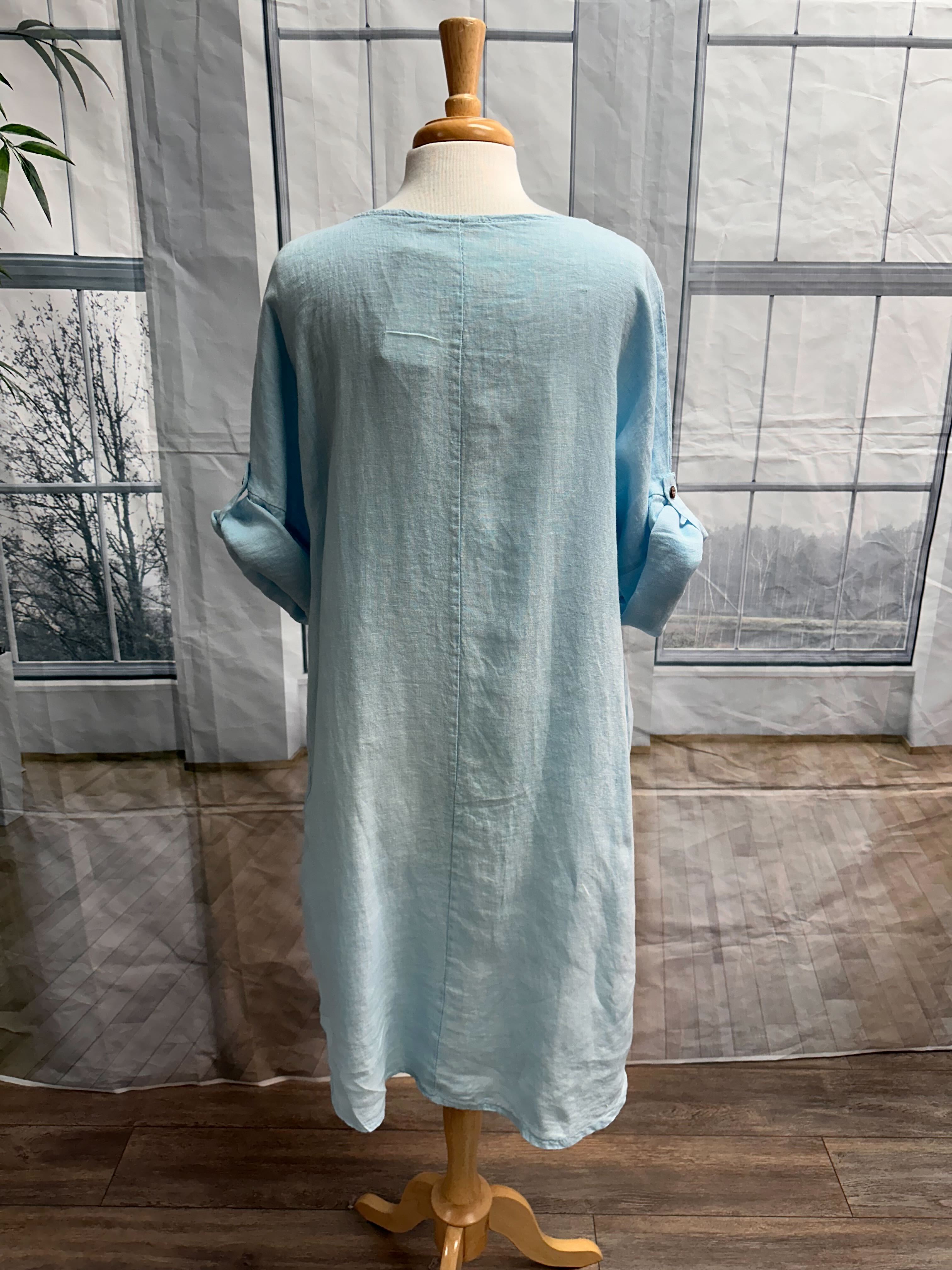 Nouveauté robe en lin