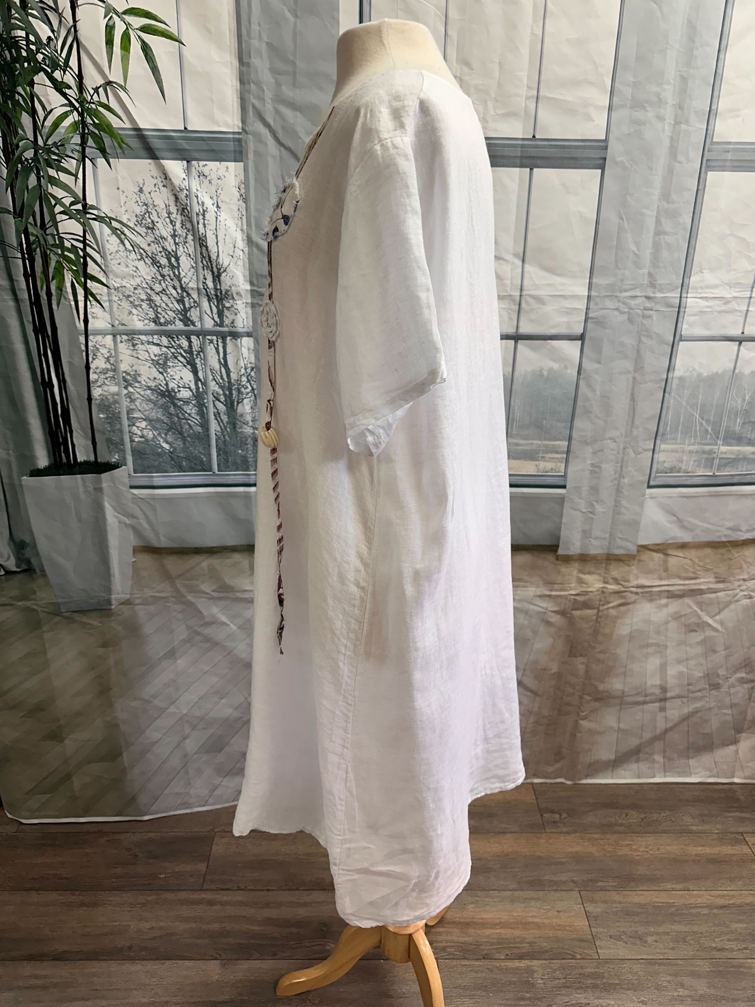 Nouveauté robe en lin