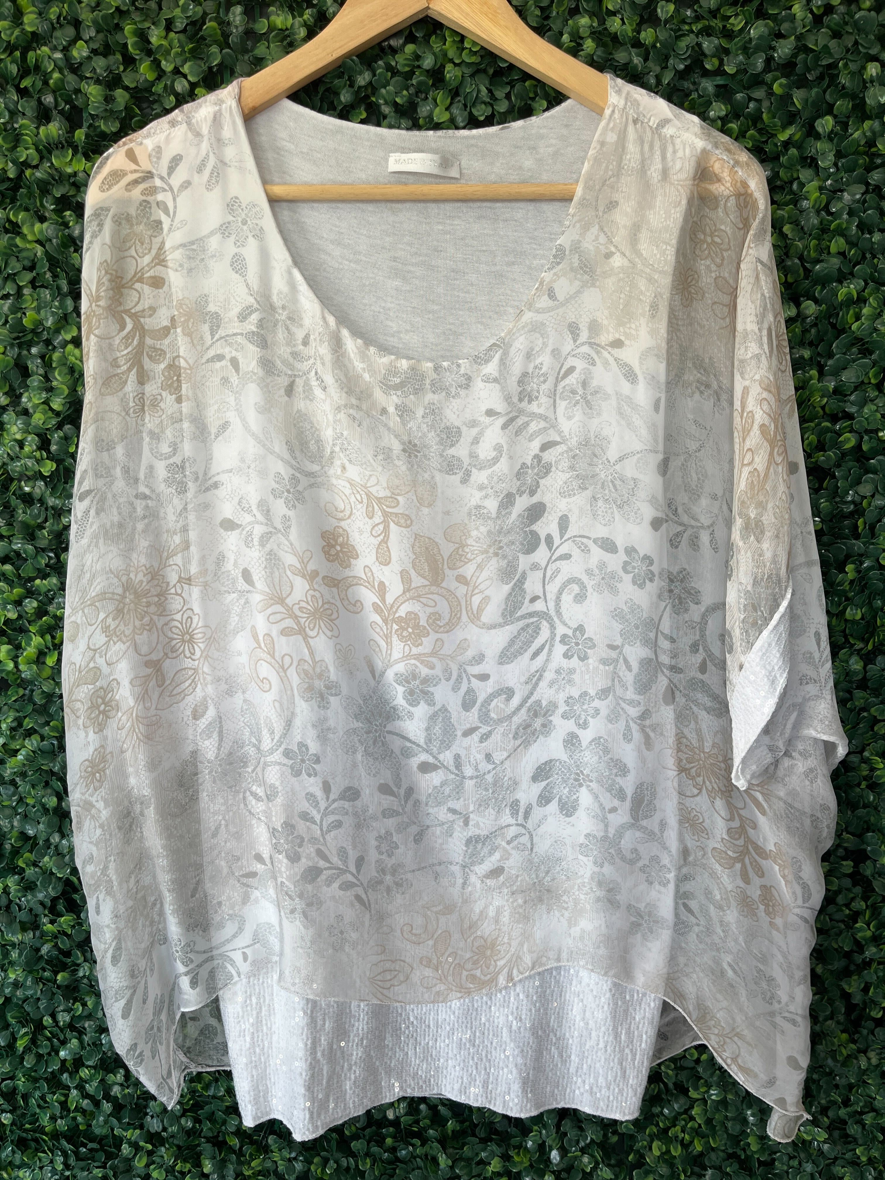 Blouse en soie