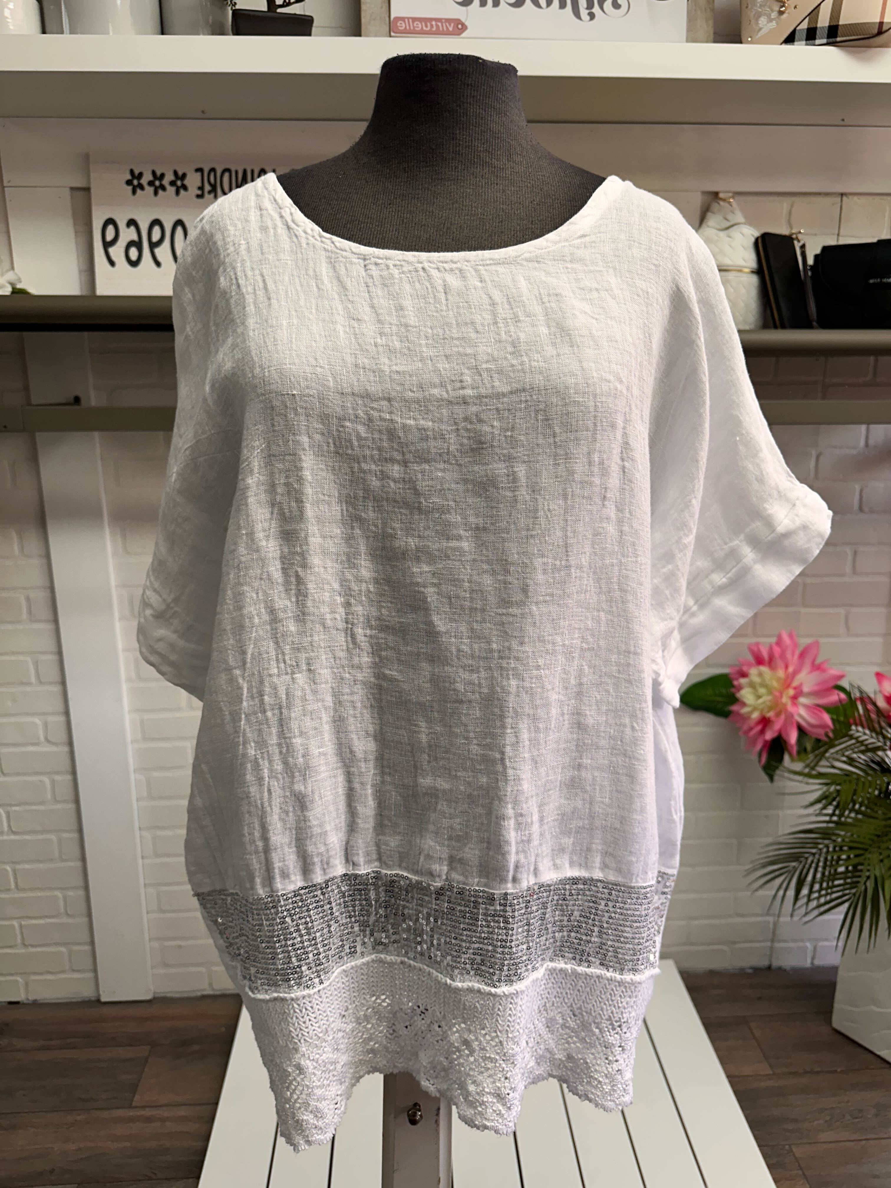 Chandail/blouse en lin