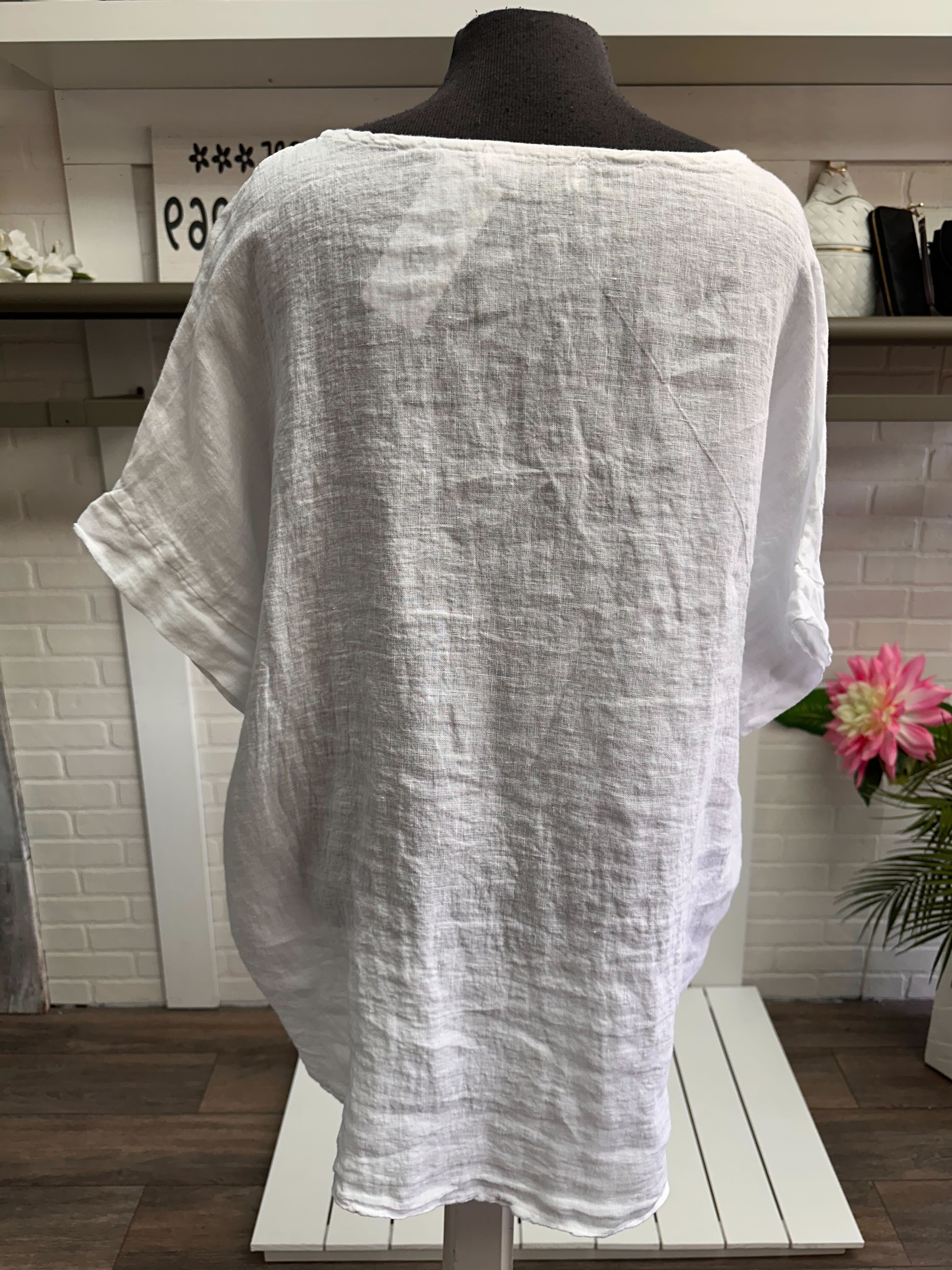 Chandail/blouse en lin