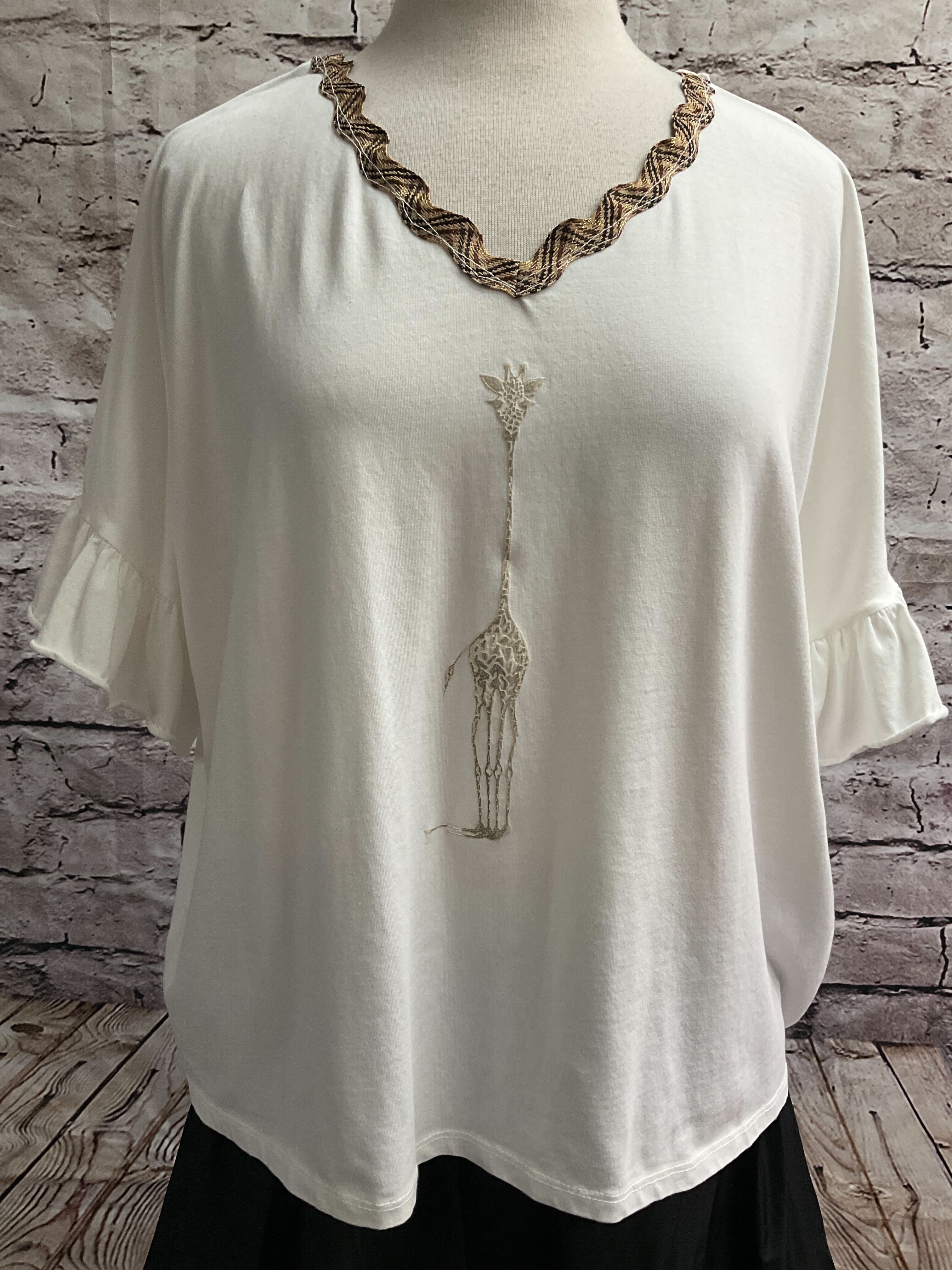 Nouveauté chandail girafe automne/hiver 2024-2025- BOUTIQUE SYLBELLE