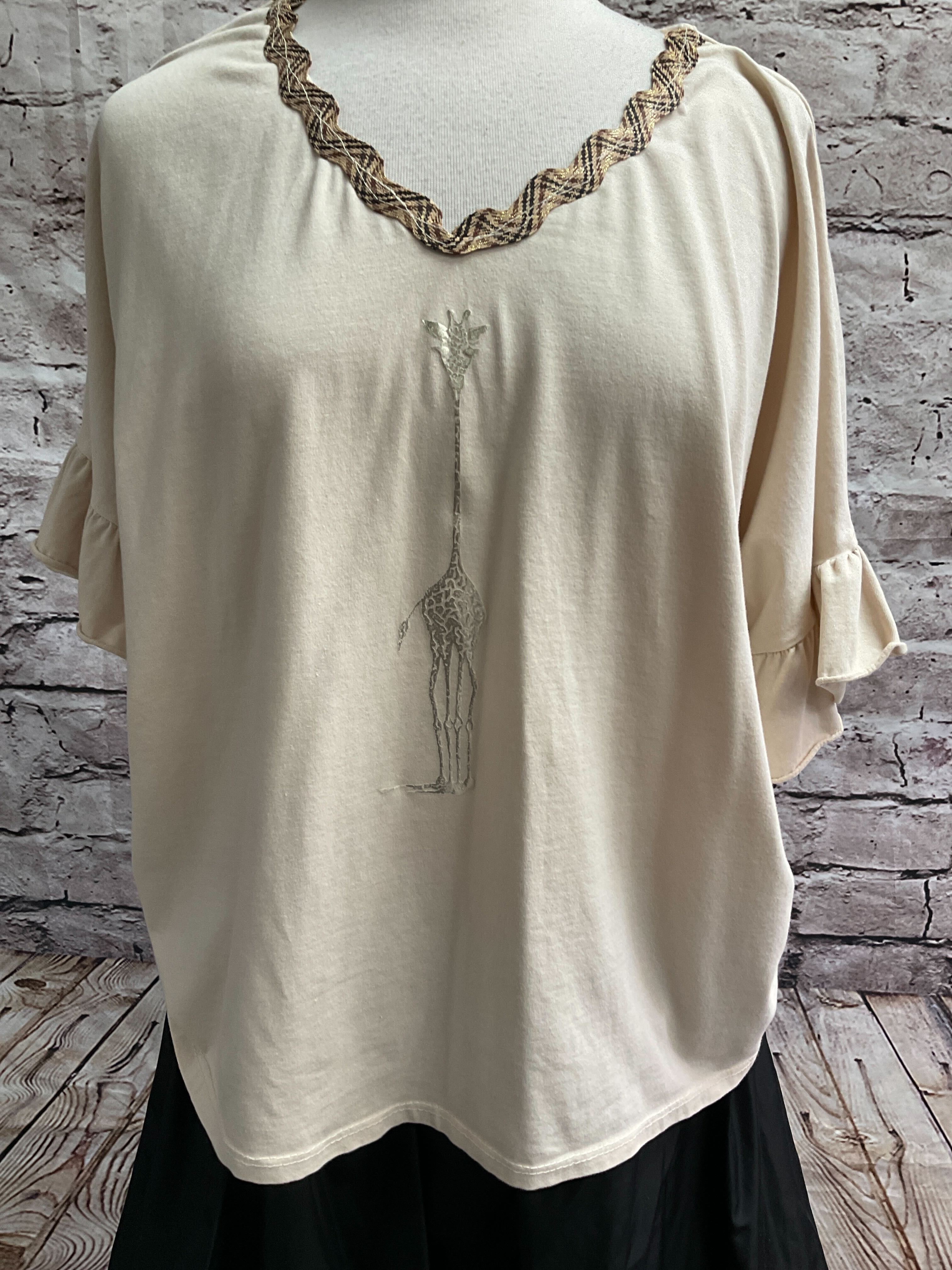 Nouveauté chandail girafe automne/hiver 2024-2025- BOUTIQUE SYLBELLE