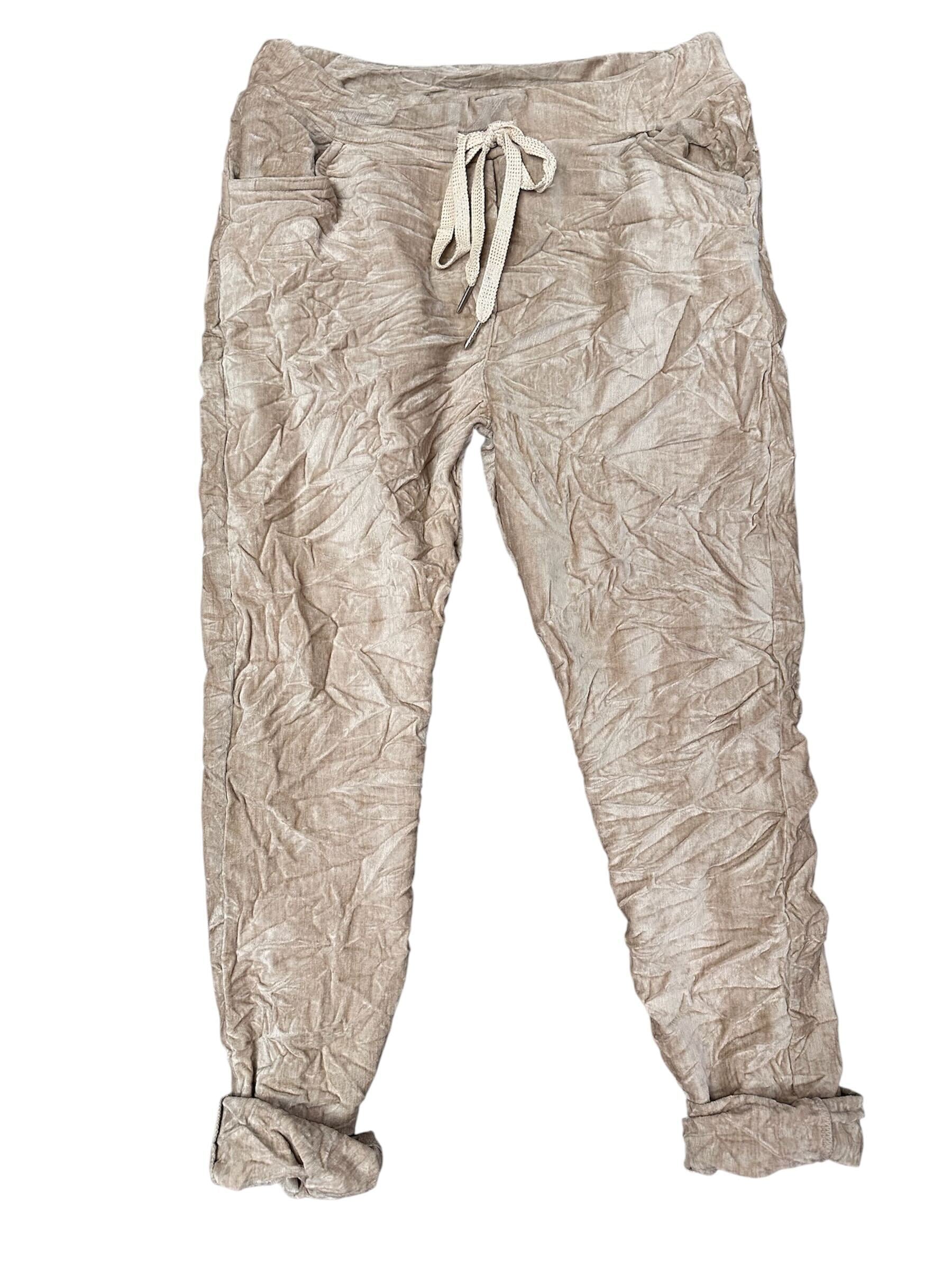 Pantalon de style velour