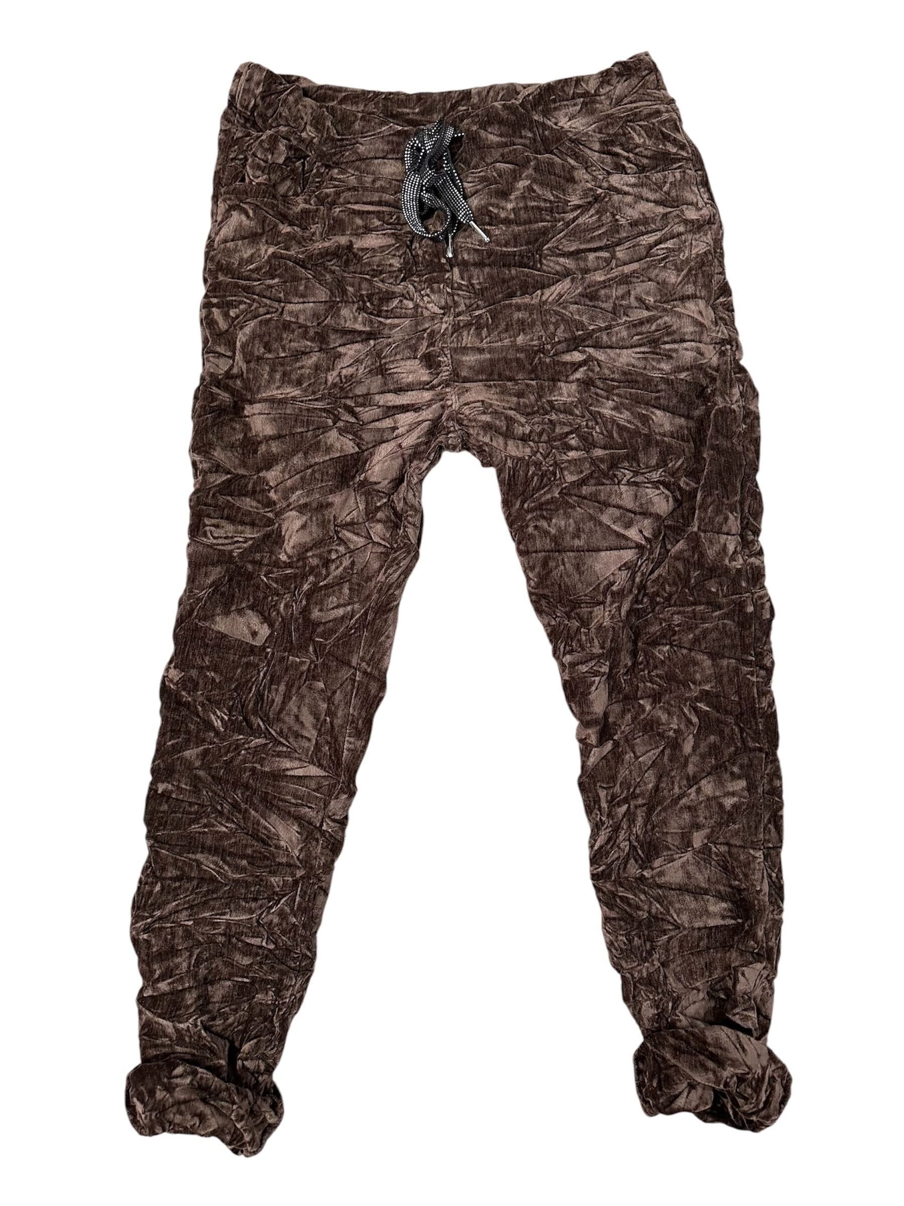 Pantalon de style velour