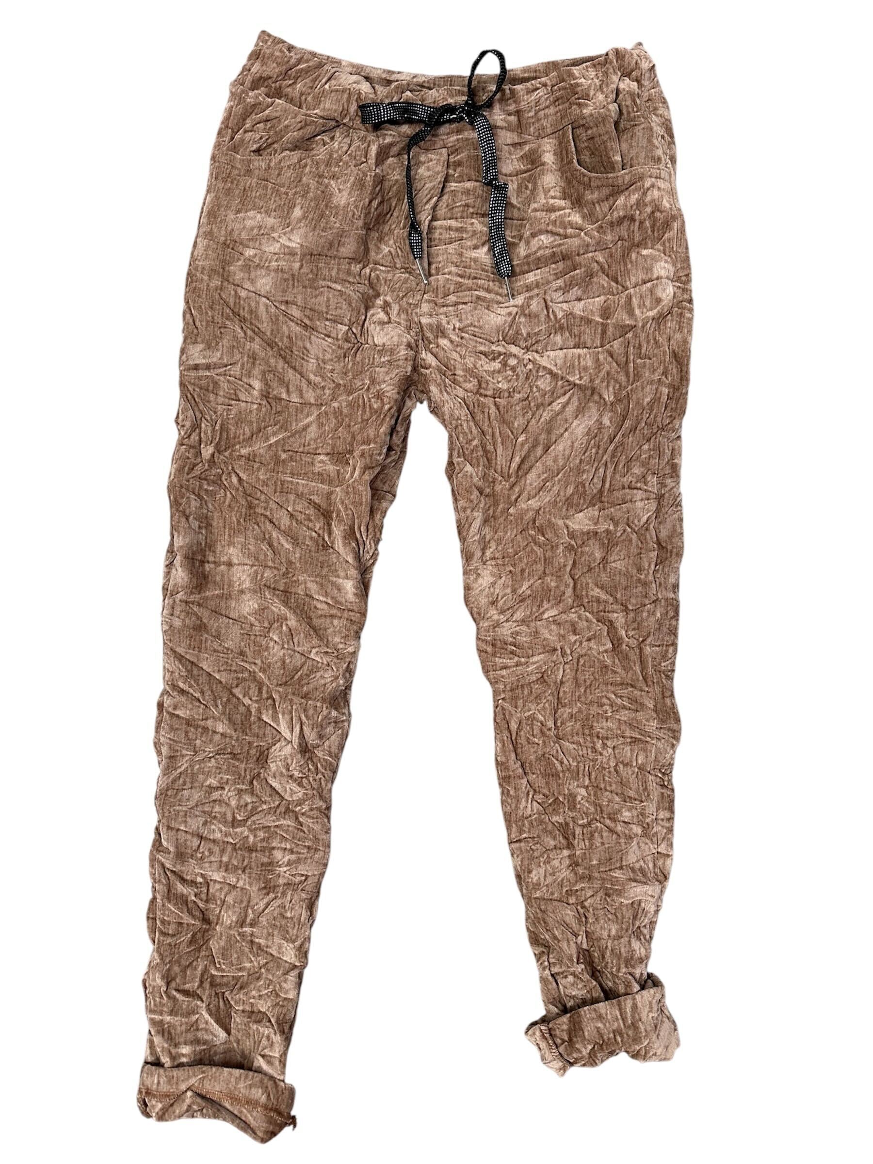 Pantalon de style velour