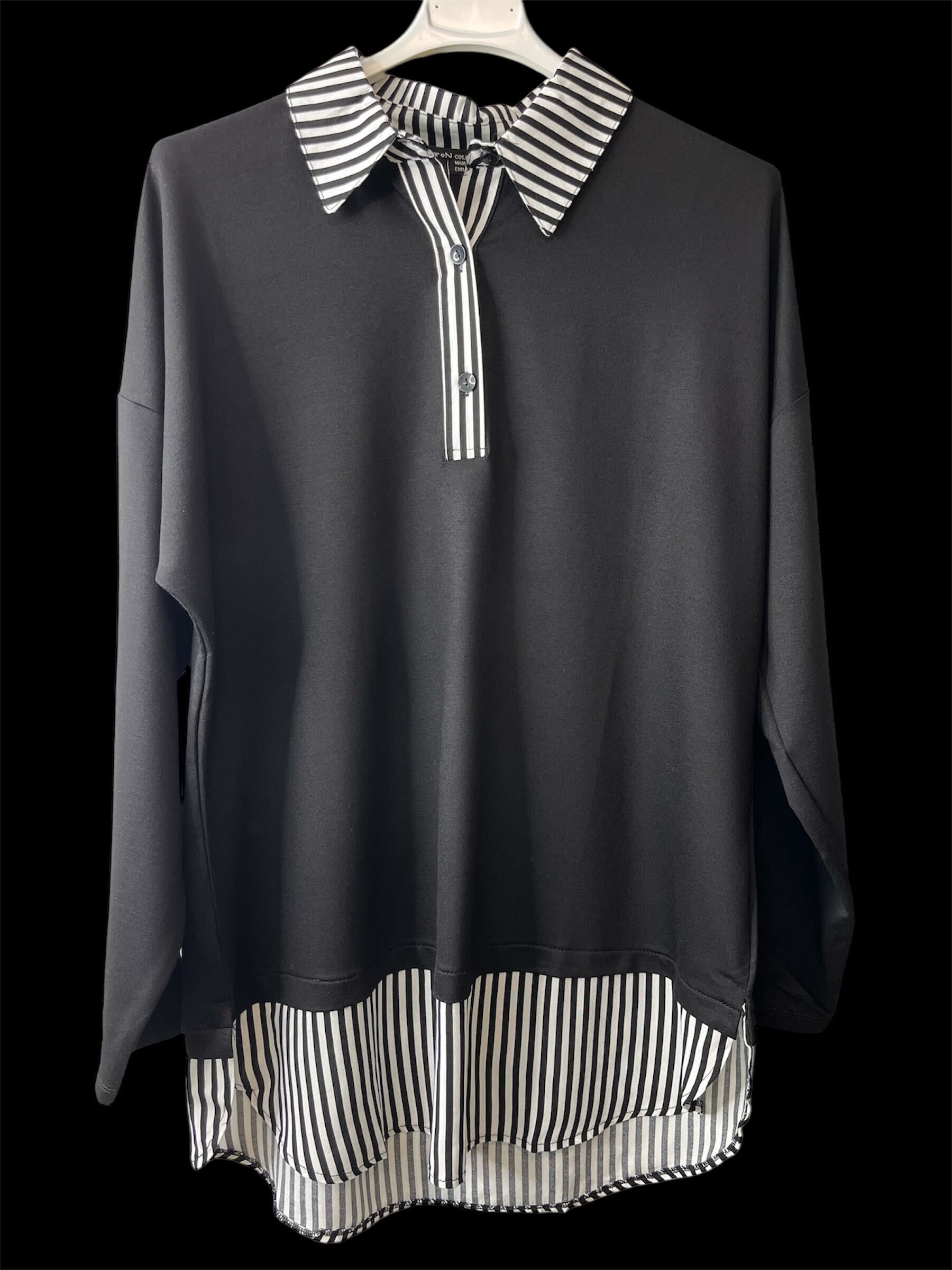 Chandail avec chemise intégrée