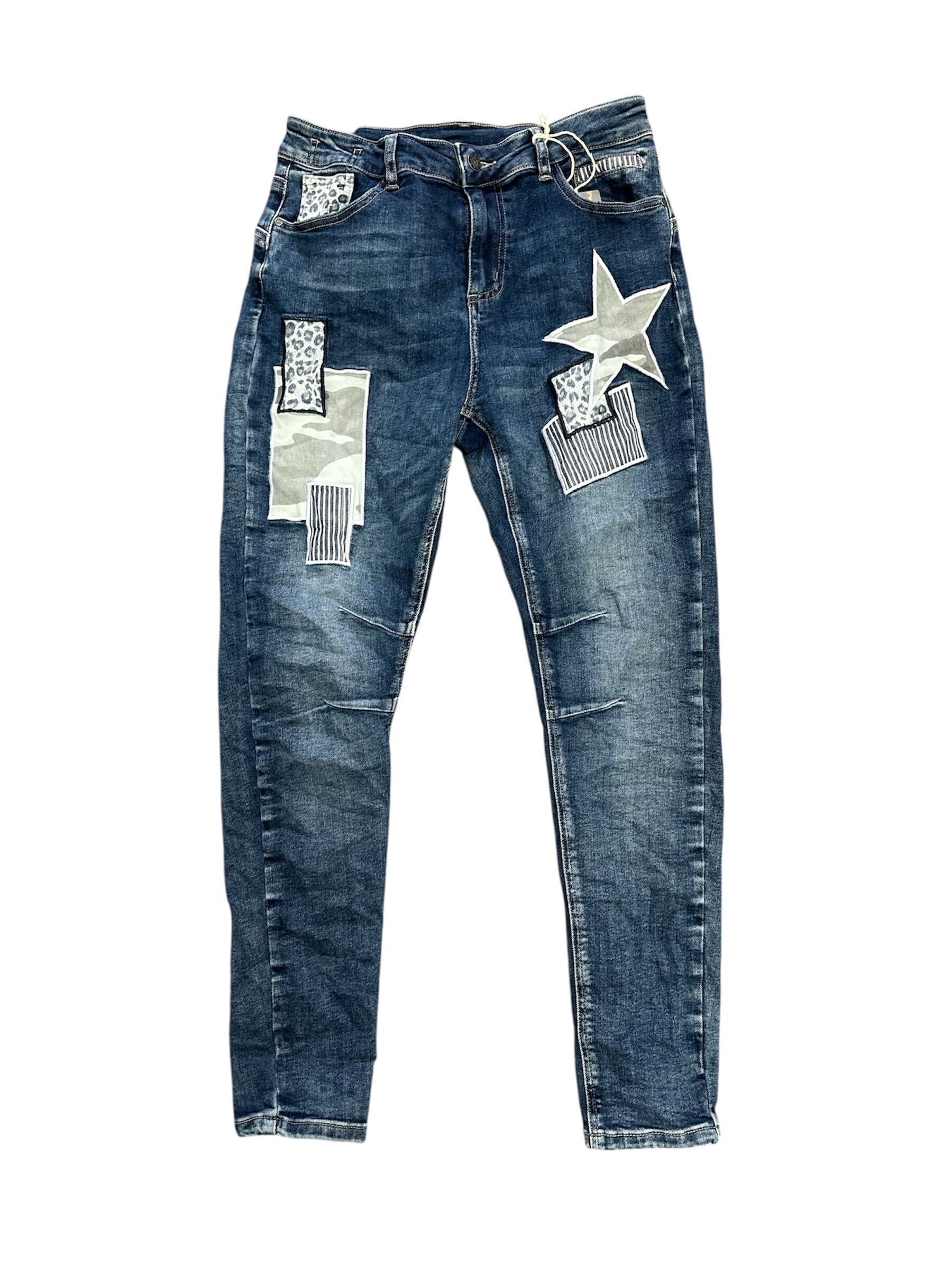 Jeans avec patch étoile