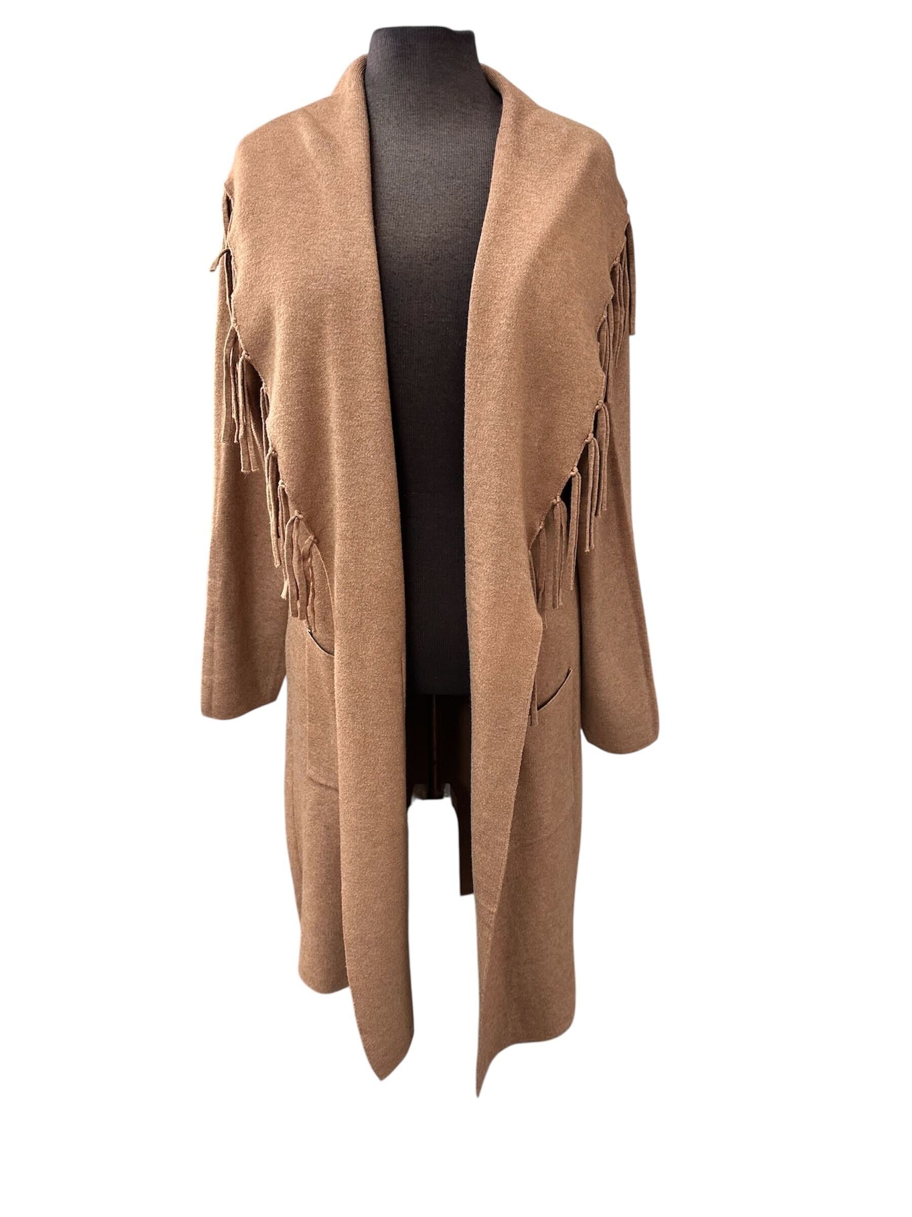 Veste à frange