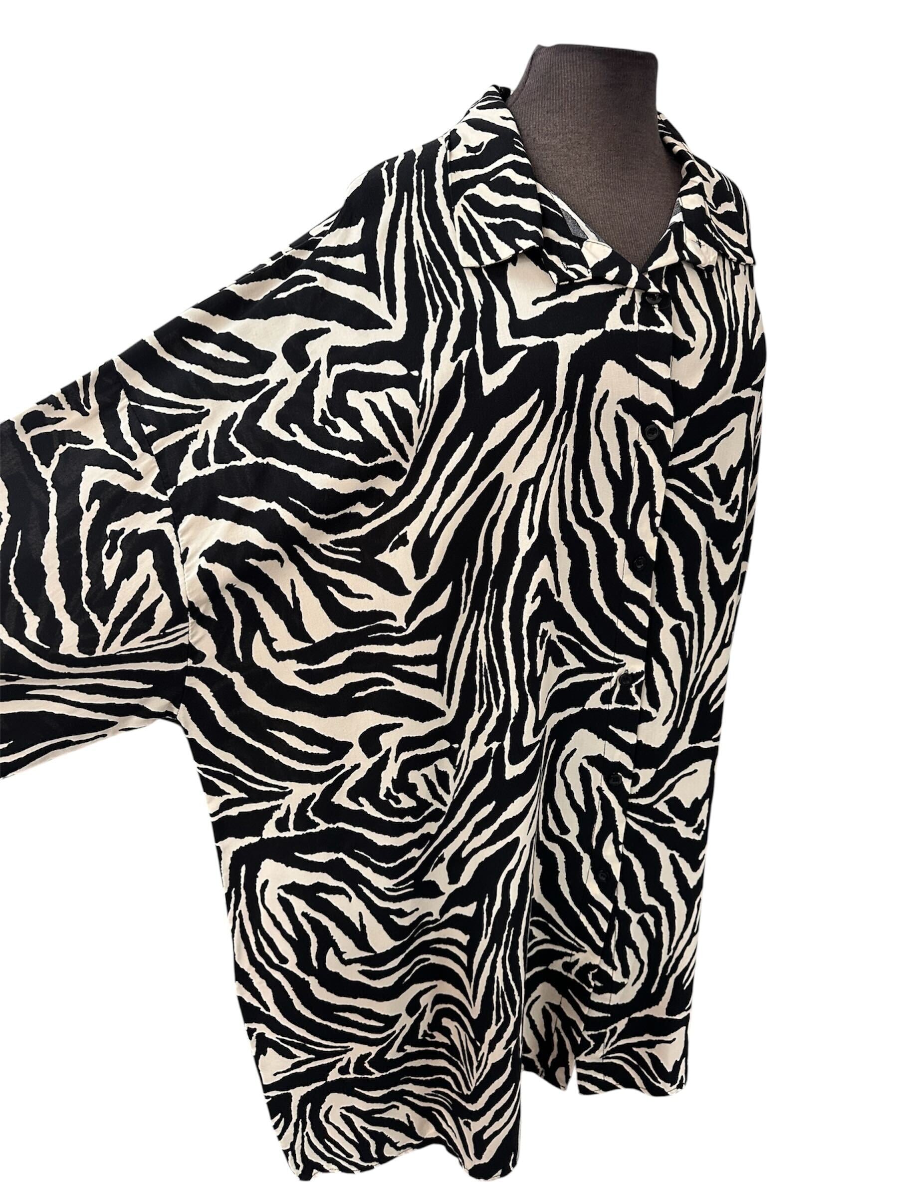 Chemise/tunique imprimé animalier