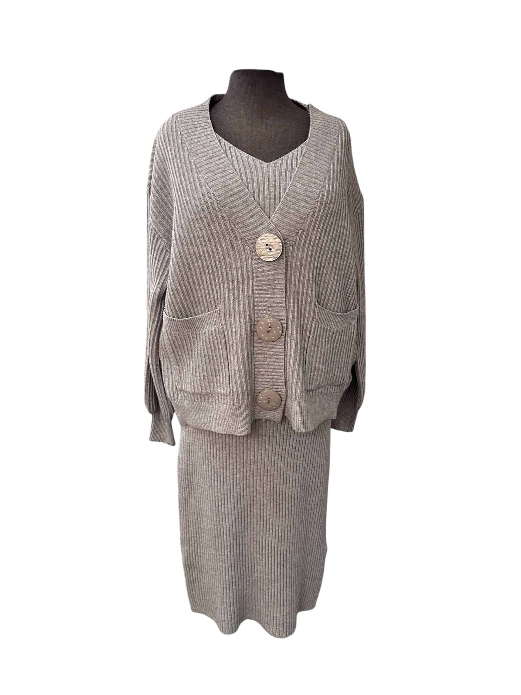 Ensemble robe et cardigan