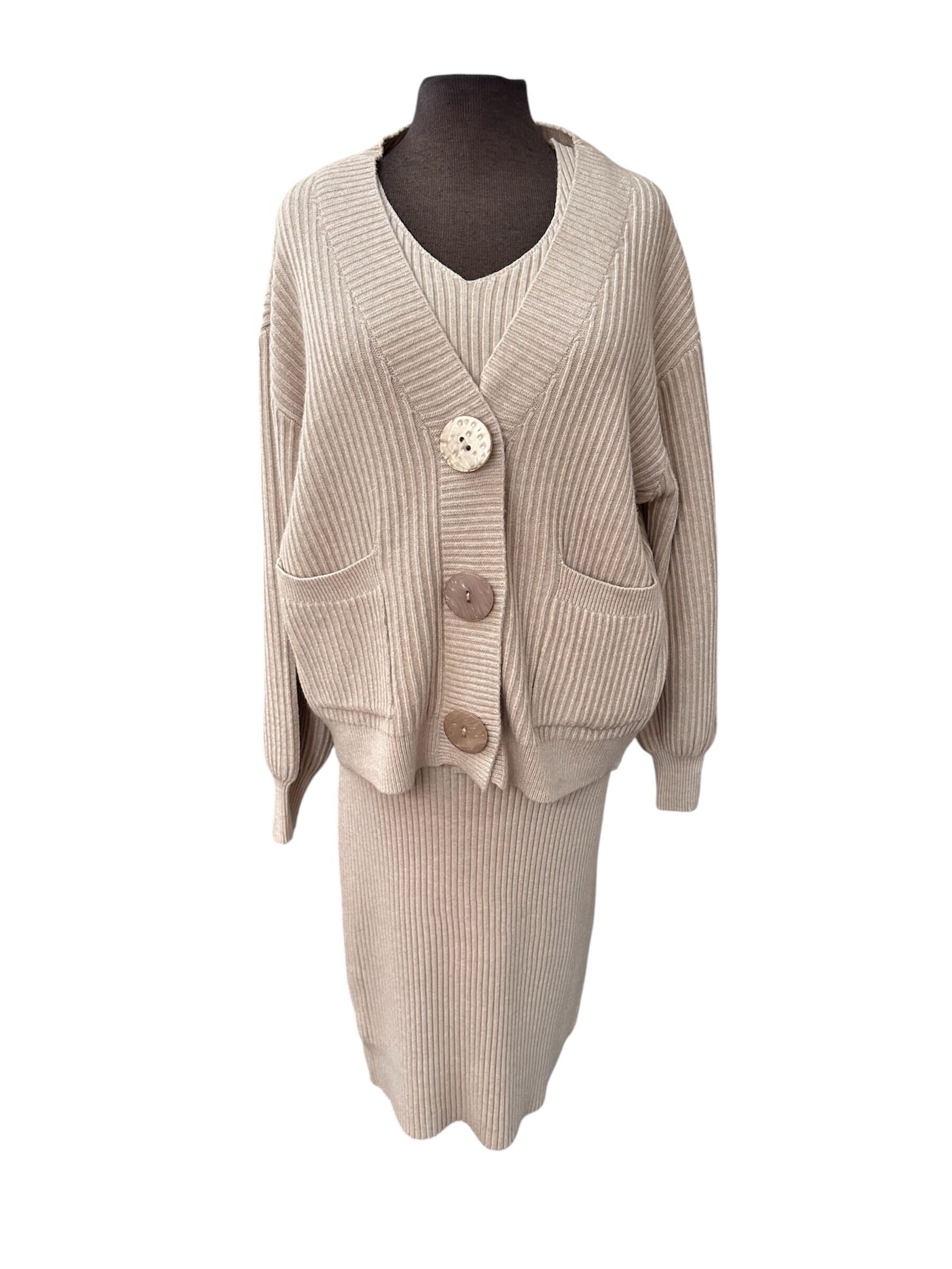 Ensemble robe et cardigan