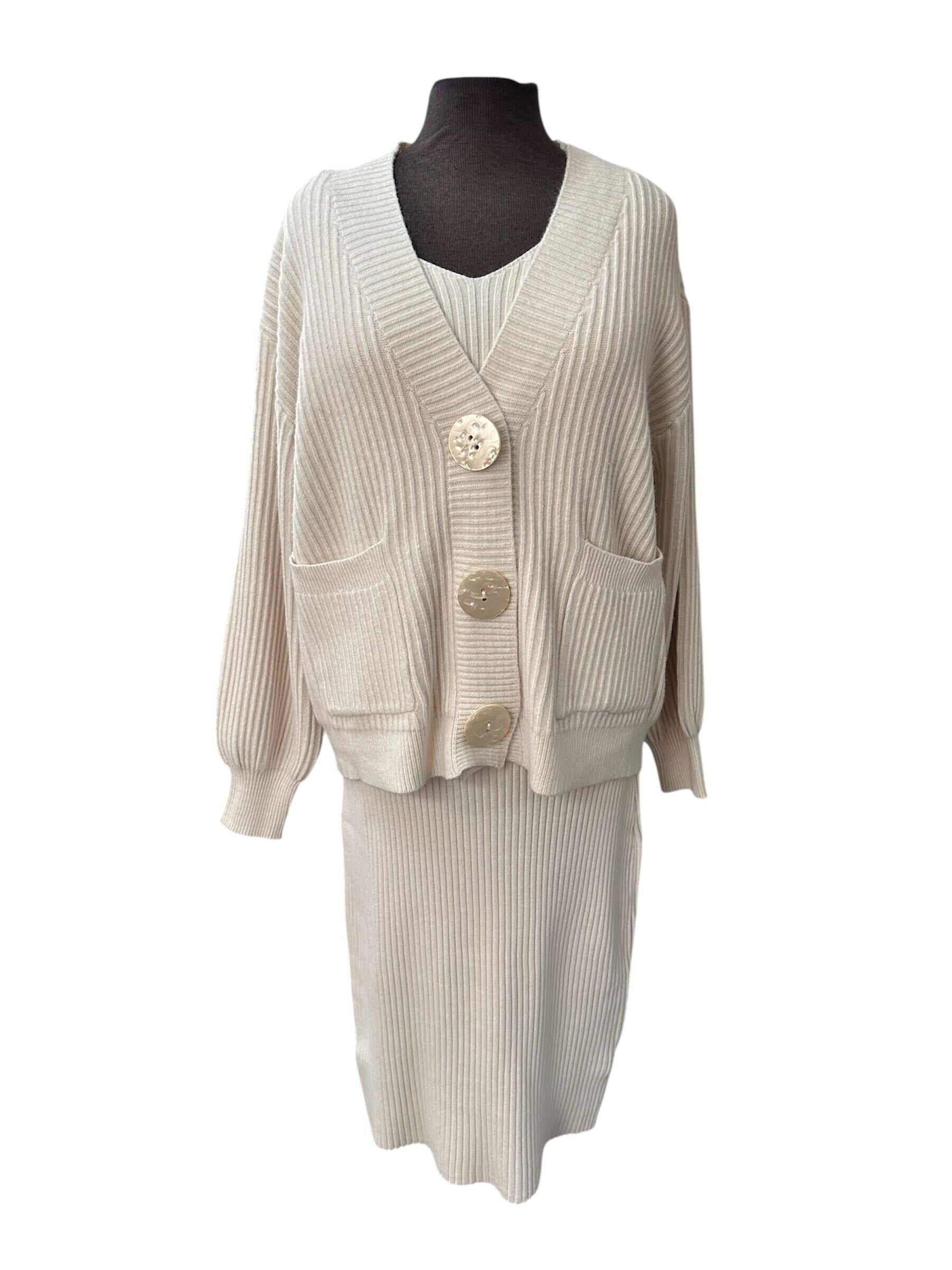 Ensemble robe et cardigan