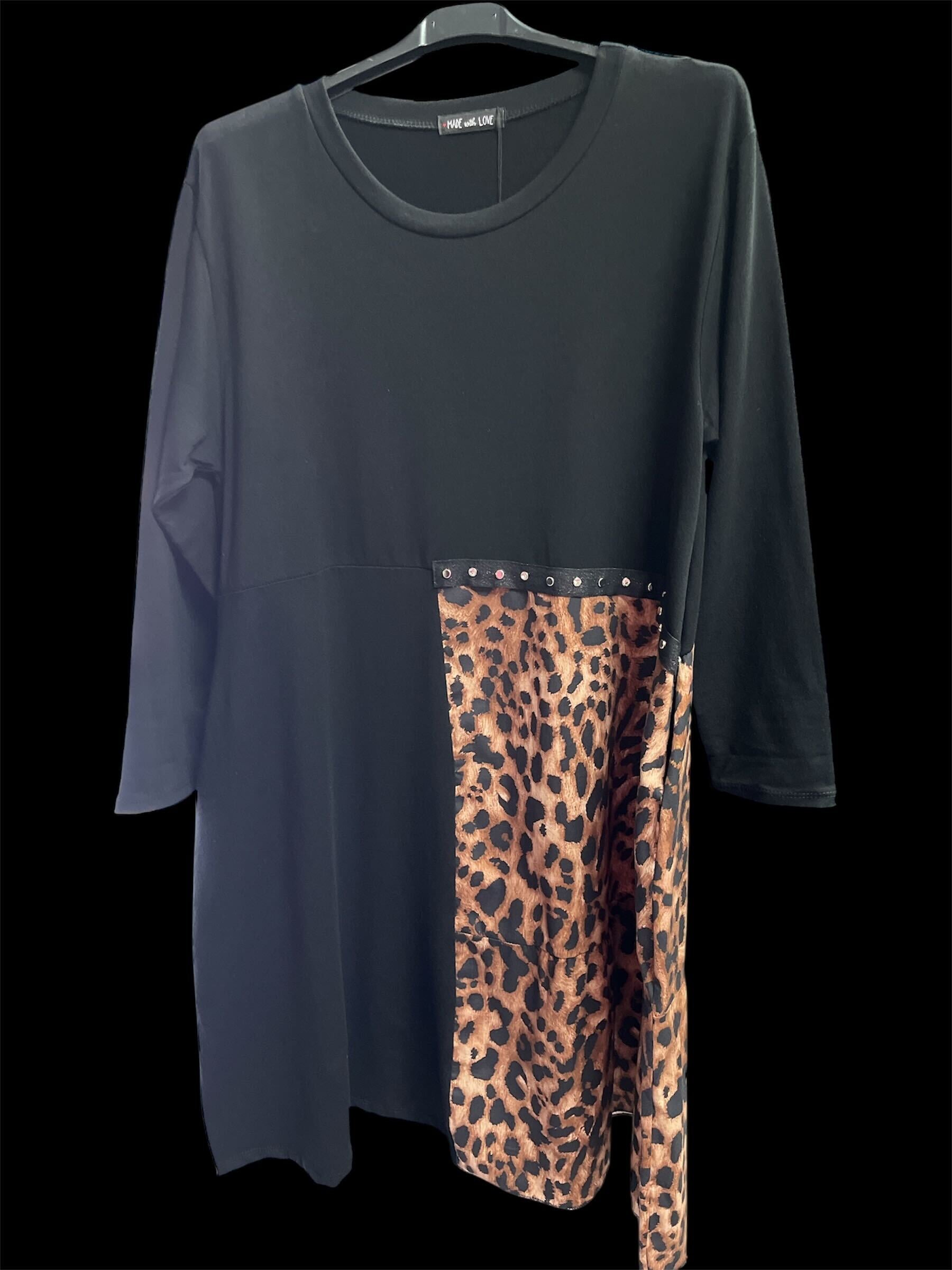 Robe (Animal/Léopard et Diamants)