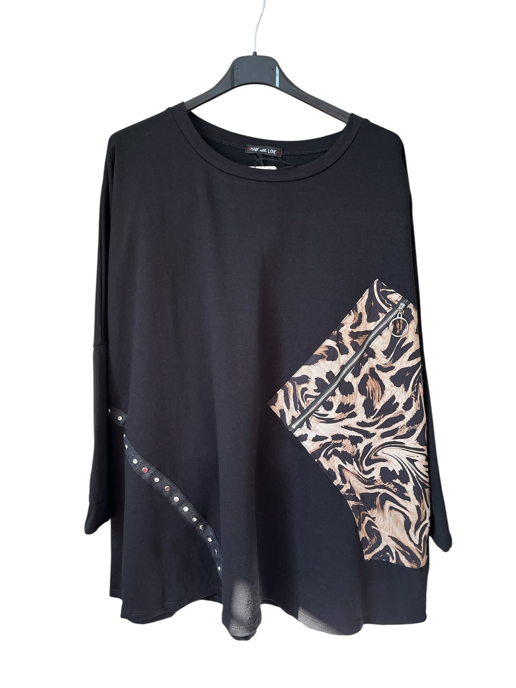 Chandail (Poche Léopard et Zipper)