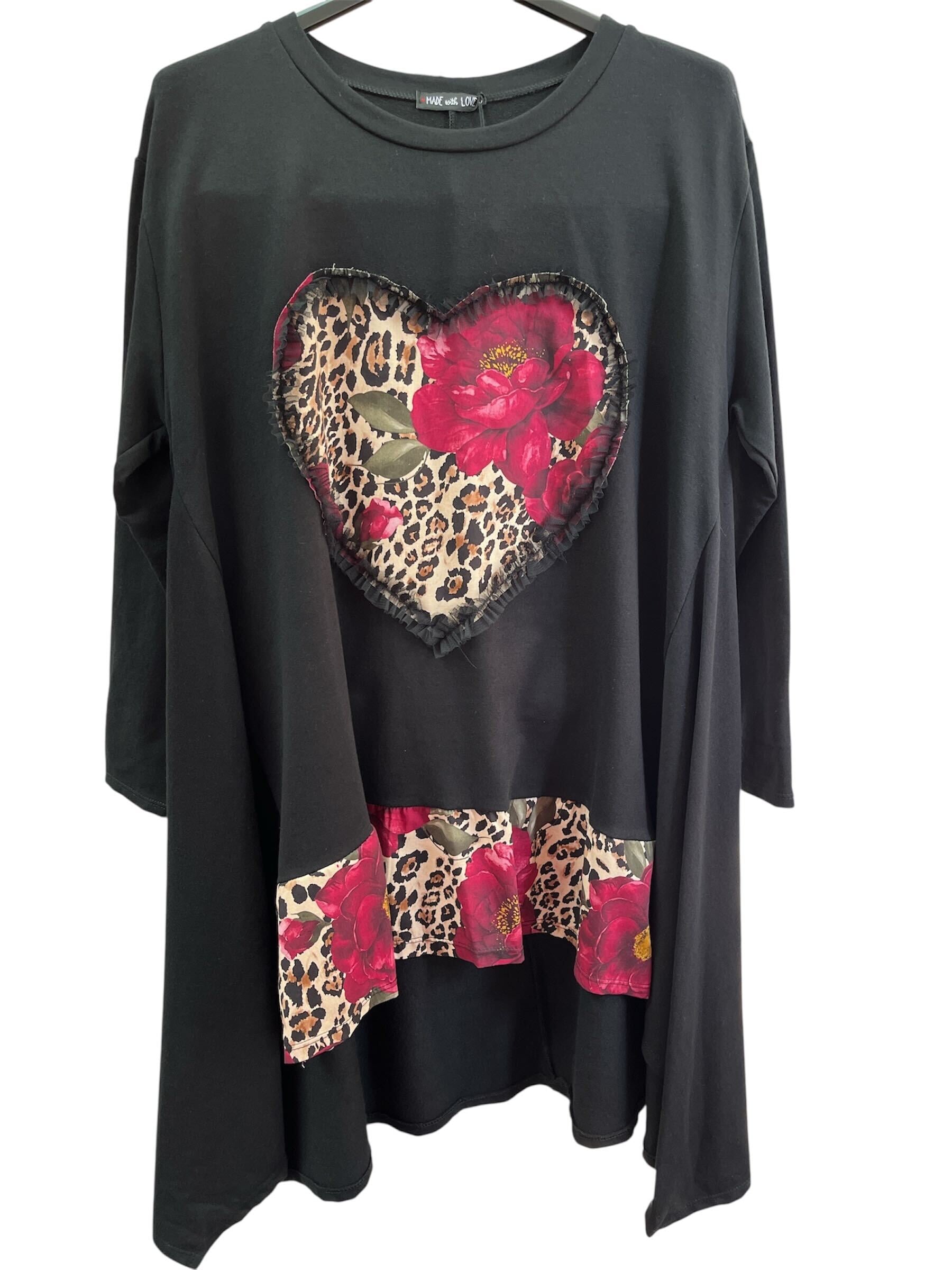 Tunique / Robe (Coeur Léopard)