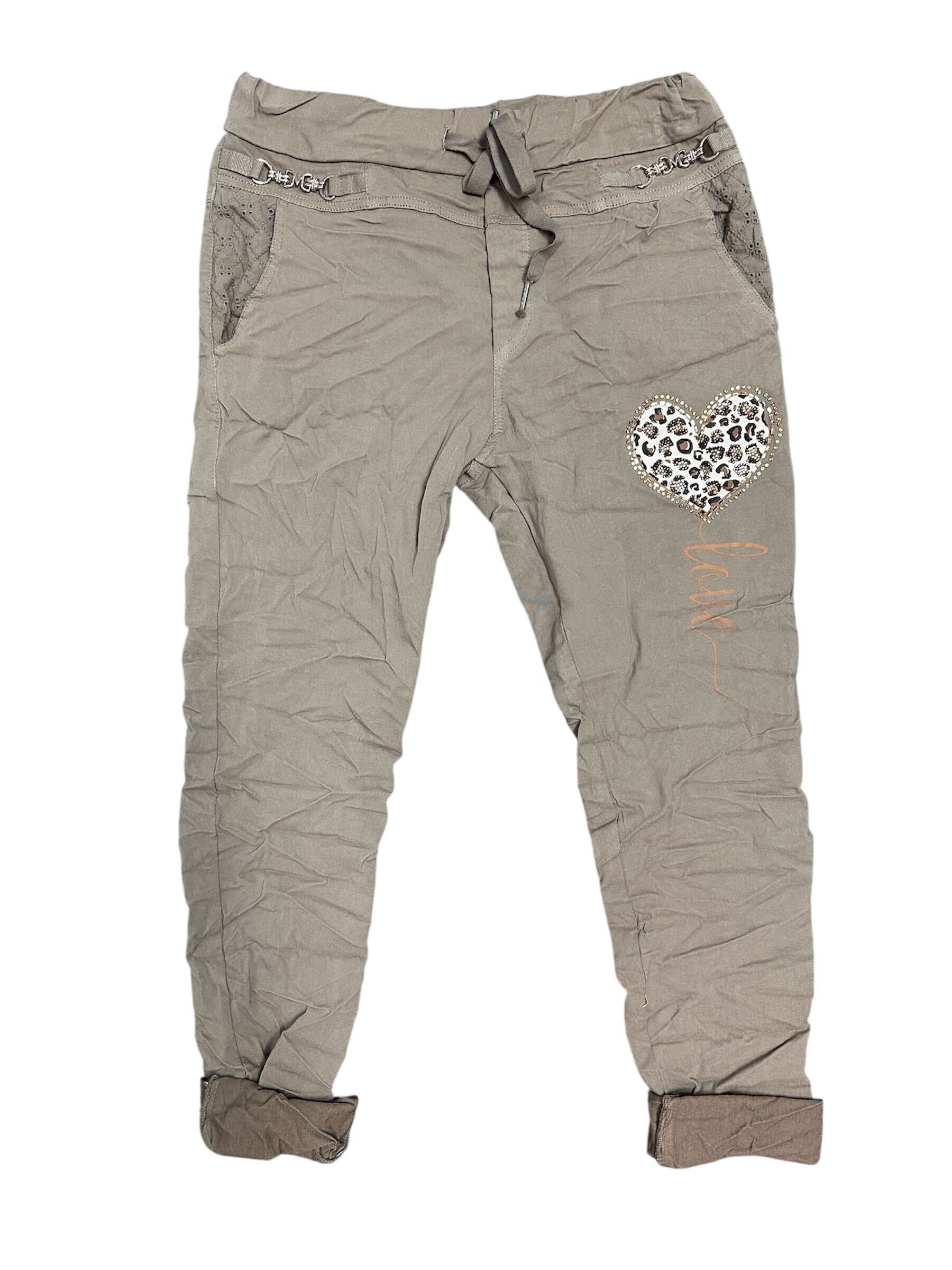Pantalon (Love/cœur léopard)