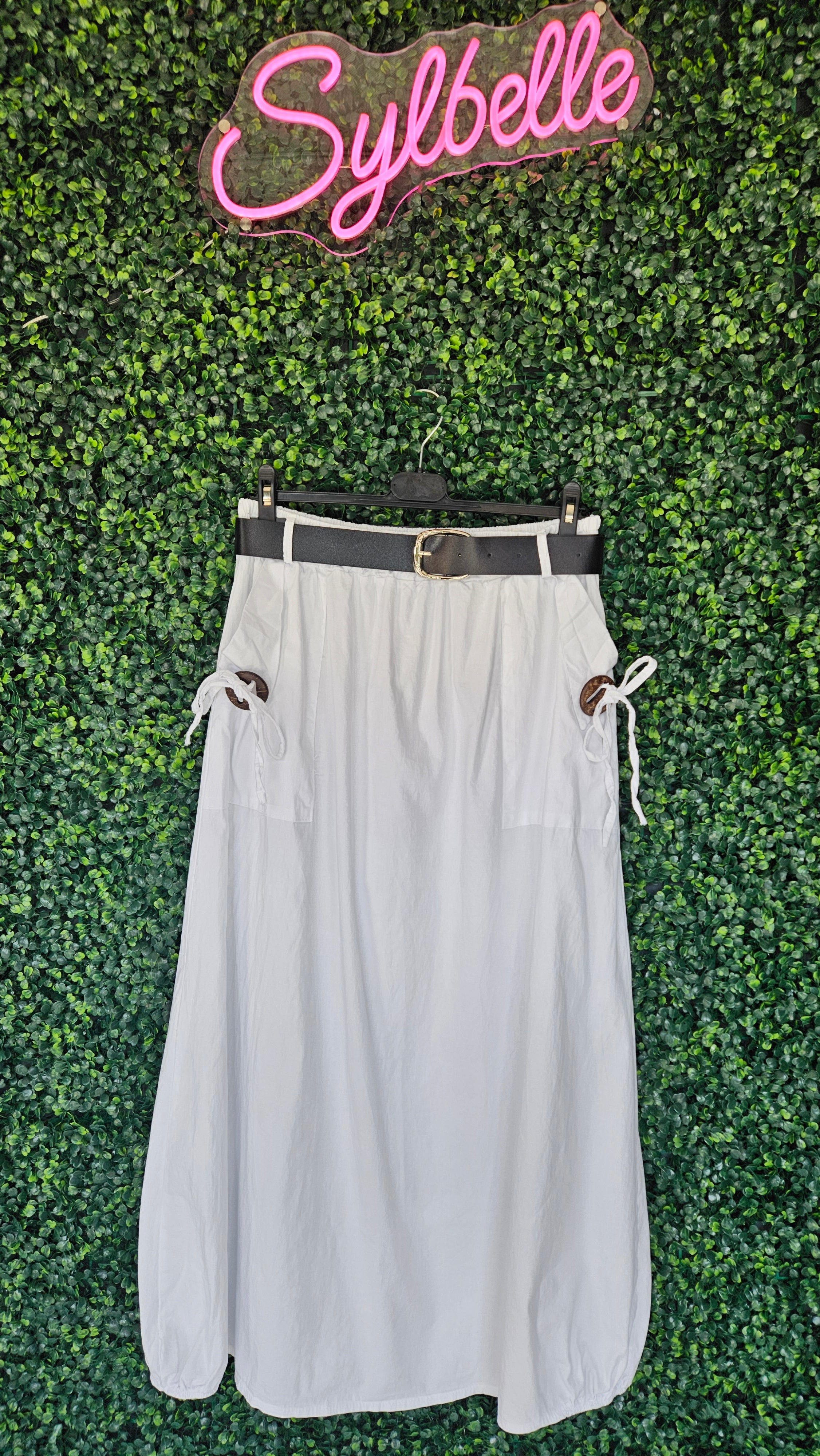 Jupe avec ceinture