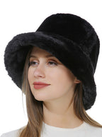 Chapeau de fausse fourrure