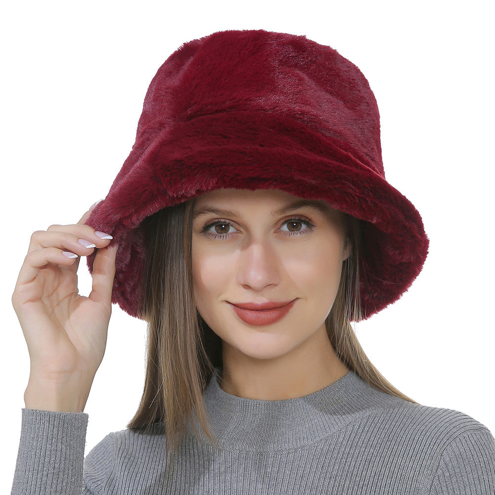 Chapeau de fausse fourrure