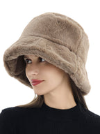 Chapeau de fausse fourrure