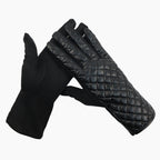 Gants cuirette métallique (Touch screen)