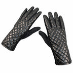 Gants cuirette métallique (Touch screen)