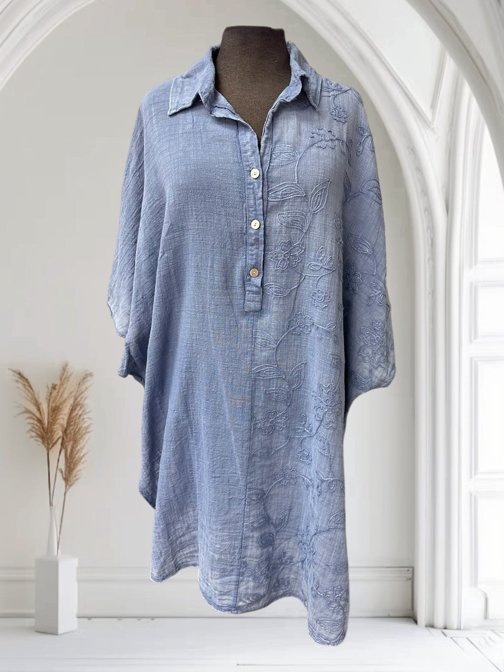 Tunique avec broderie floral