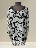 Blouse (motif fleuris)