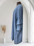 Robe en tencel (manches volants)
