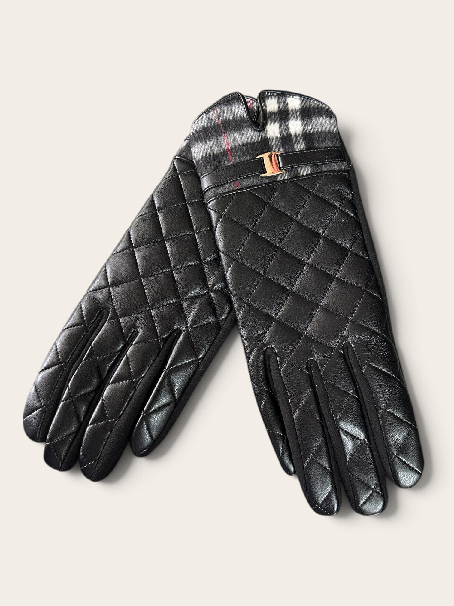 Gants de faux cuir
