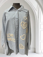 Blouse carreauté (Coeurs)