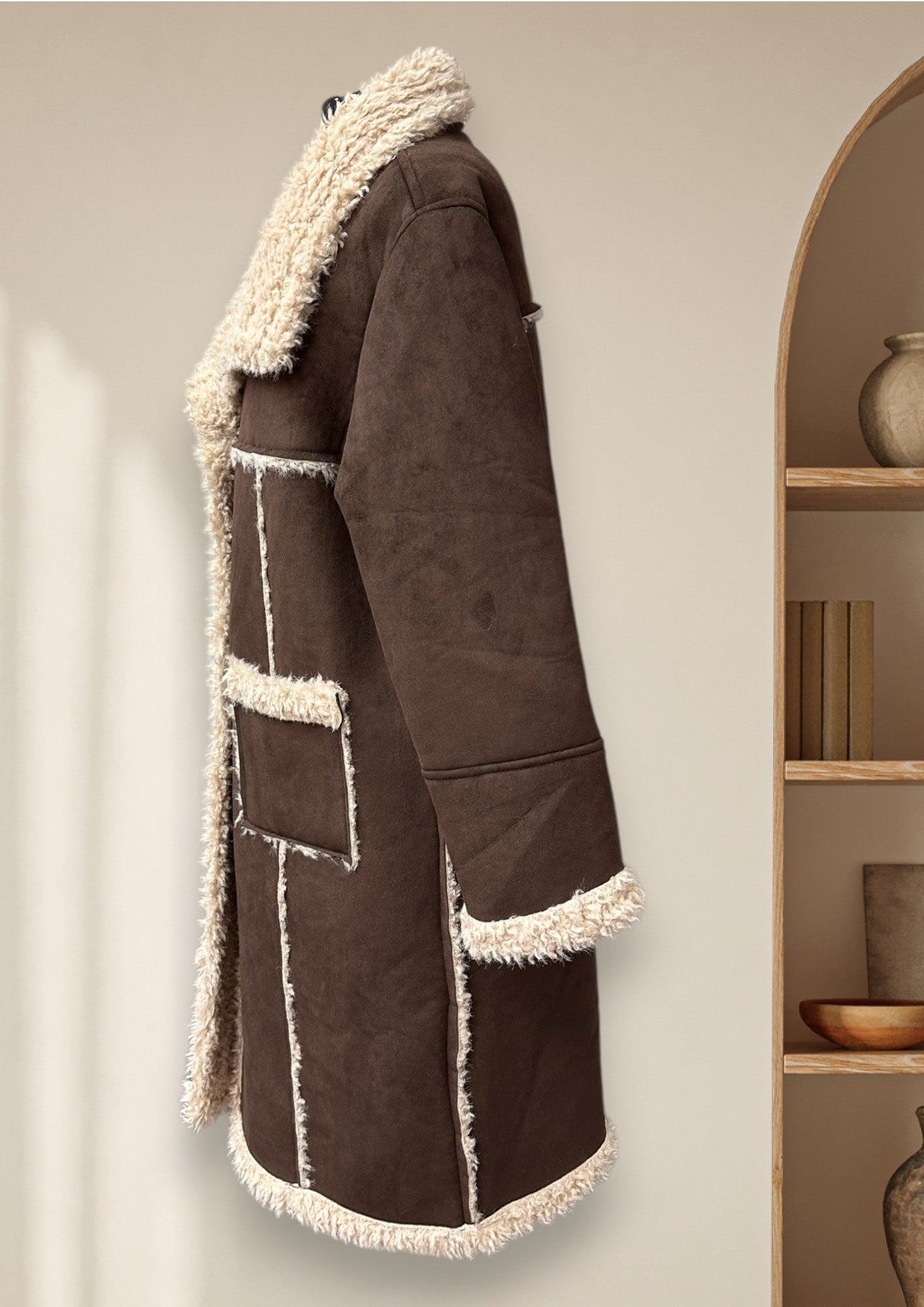 Manteau (suède et mouton)