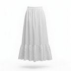 Jupe blanche (avec broderie)