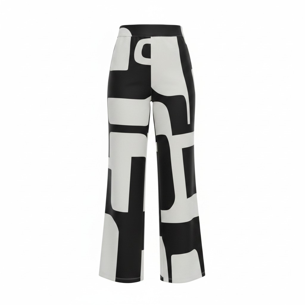 Pantalon Tango Mango (motif géométrique)