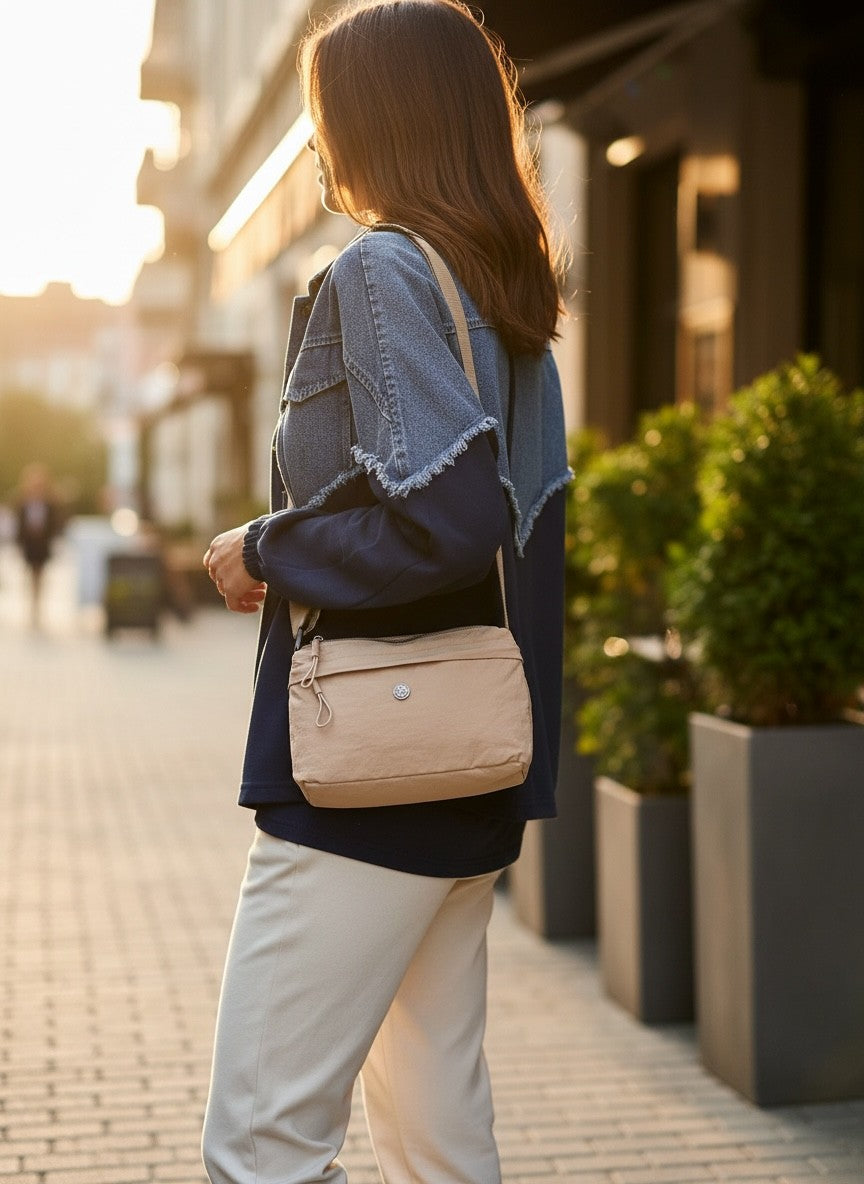 Sac bandoulière à 3 compartiments