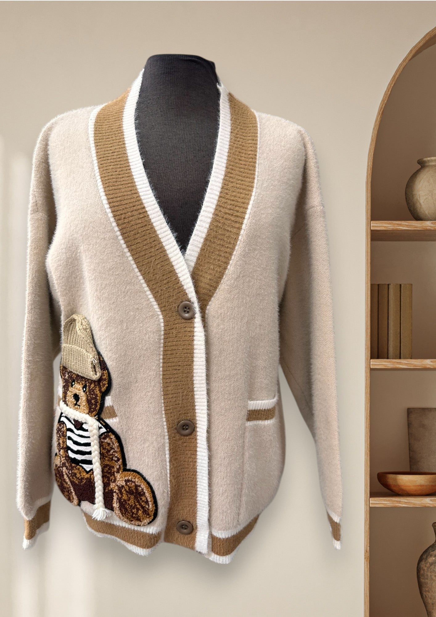 Cardigan avec ourson