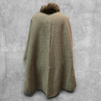 Poncho Cape (Fausse Fourrure Chauve-Souris)