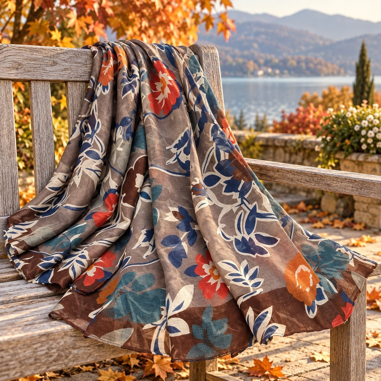 Foulard fleuris