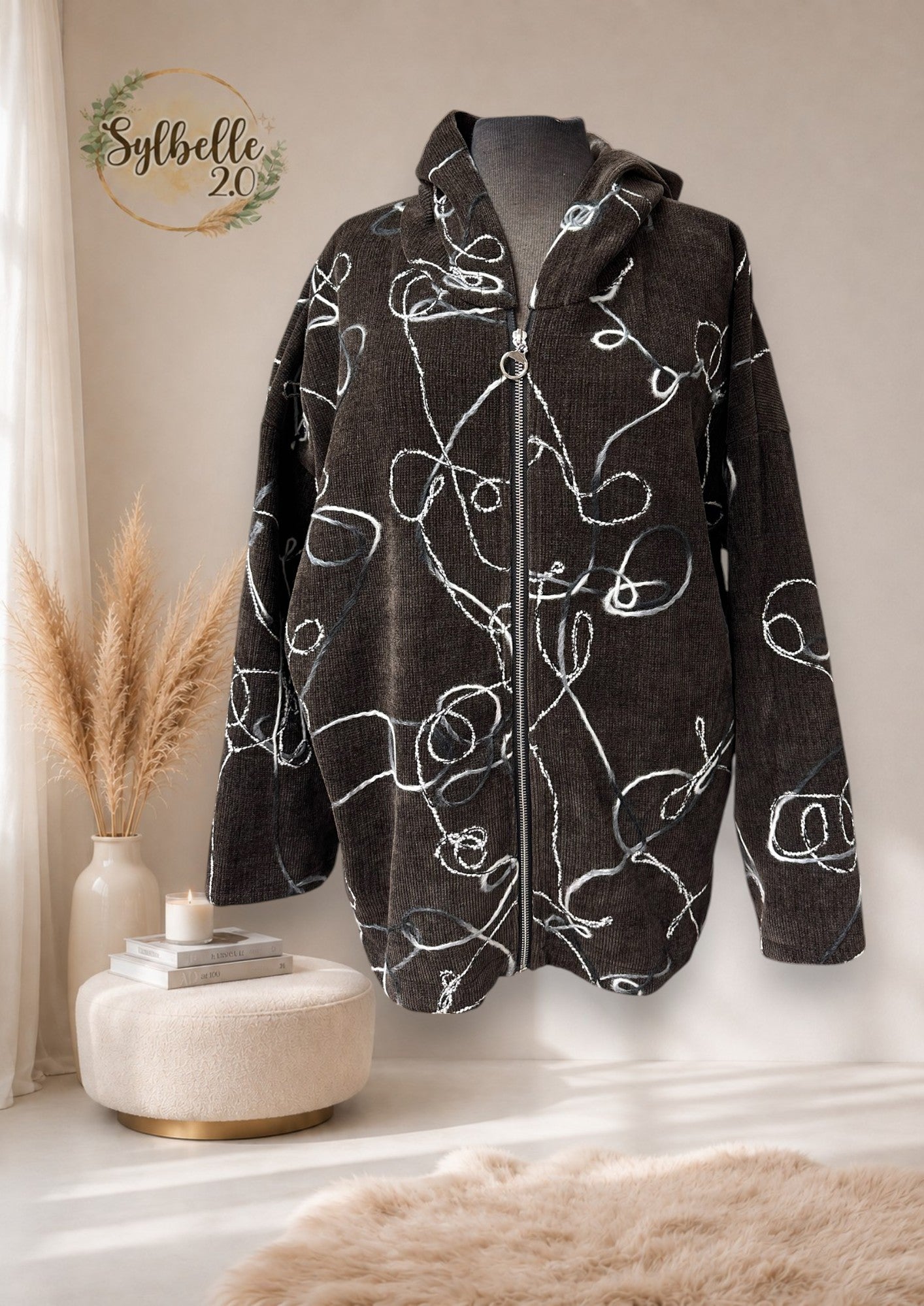 Veste à capuchon