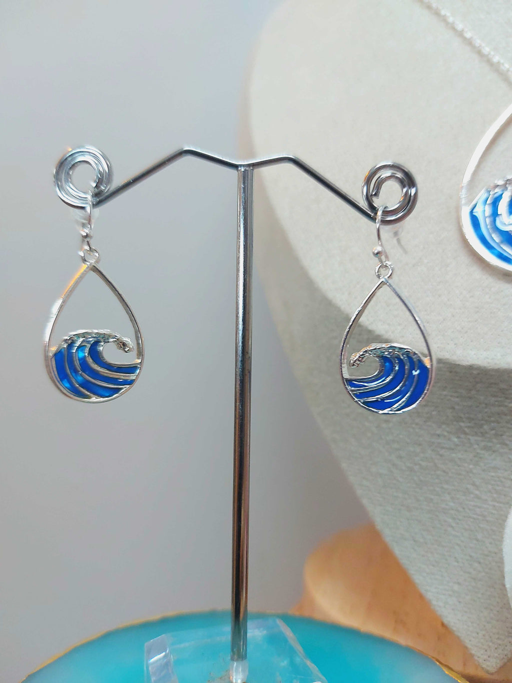 Boucle d'oreille+collier