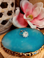 Bague Ajustable Fleur Argent