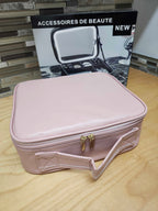 Organisateur de maquillage avec lumière