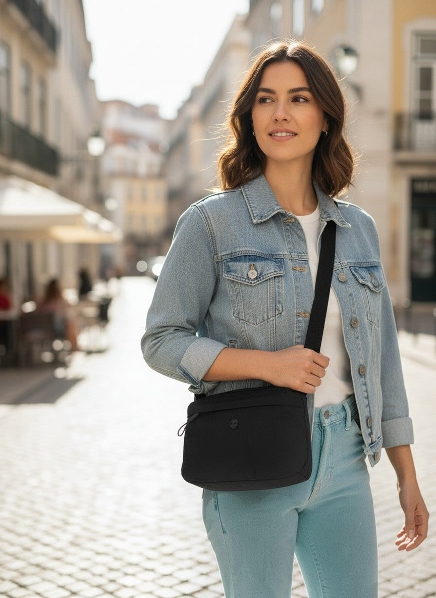 Sac bandoulière à 3 compartiments