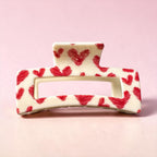 Pince à cheveux (motif coeur)
