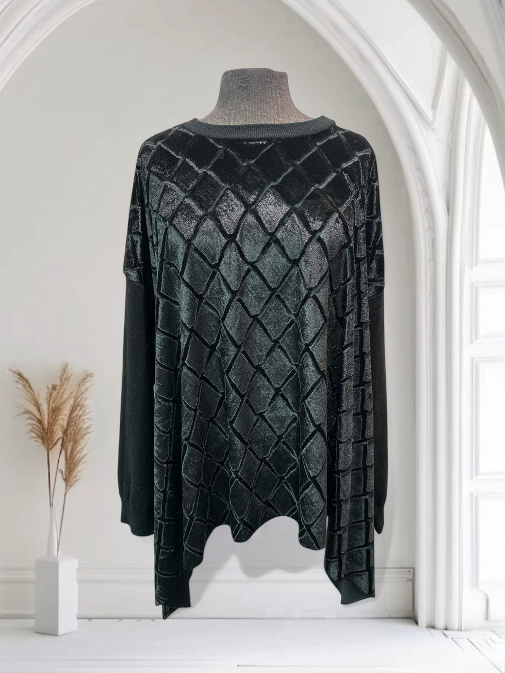 Chandail avec motif en velour