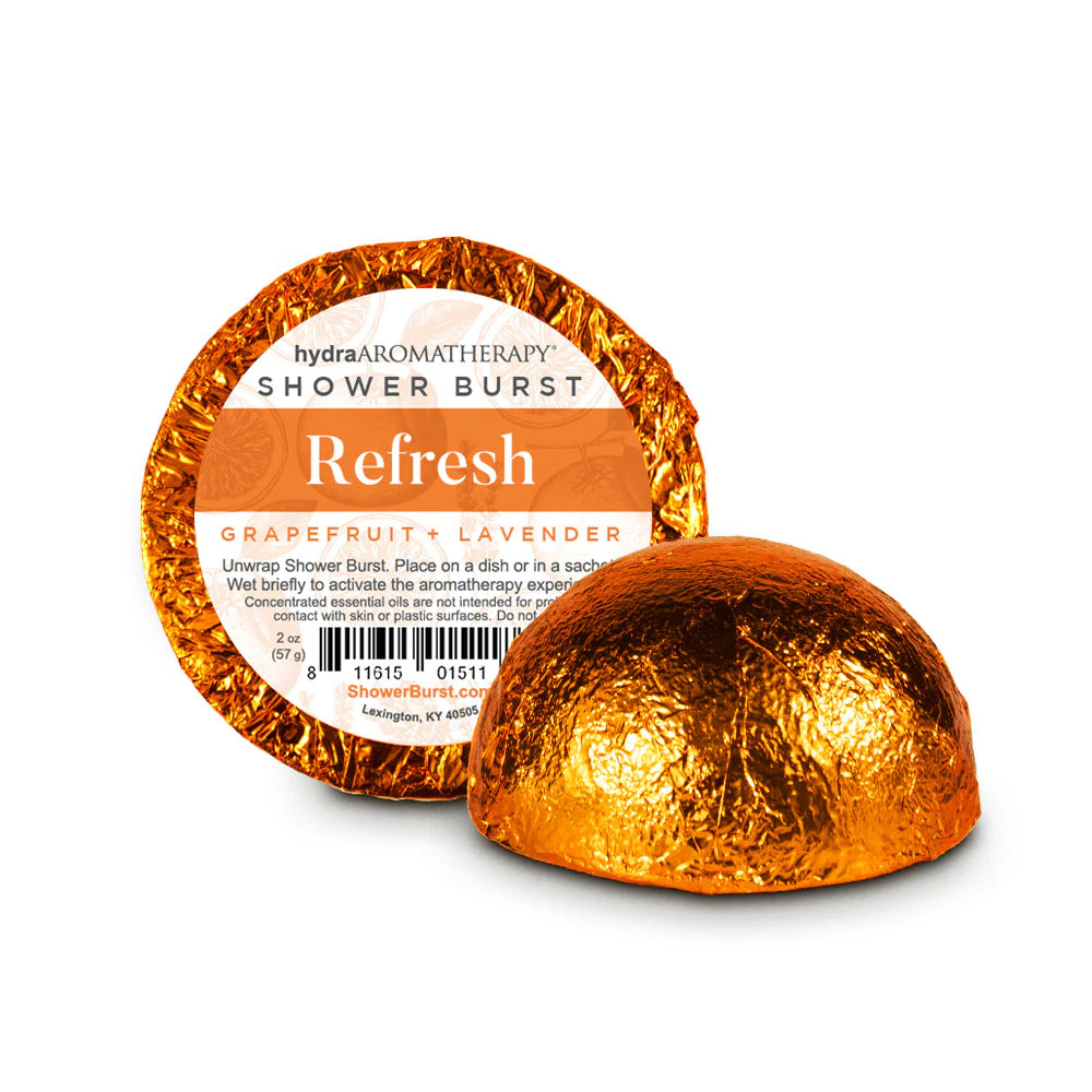 Pastille d'aromathérapie pour la douche (huile essentielle)
