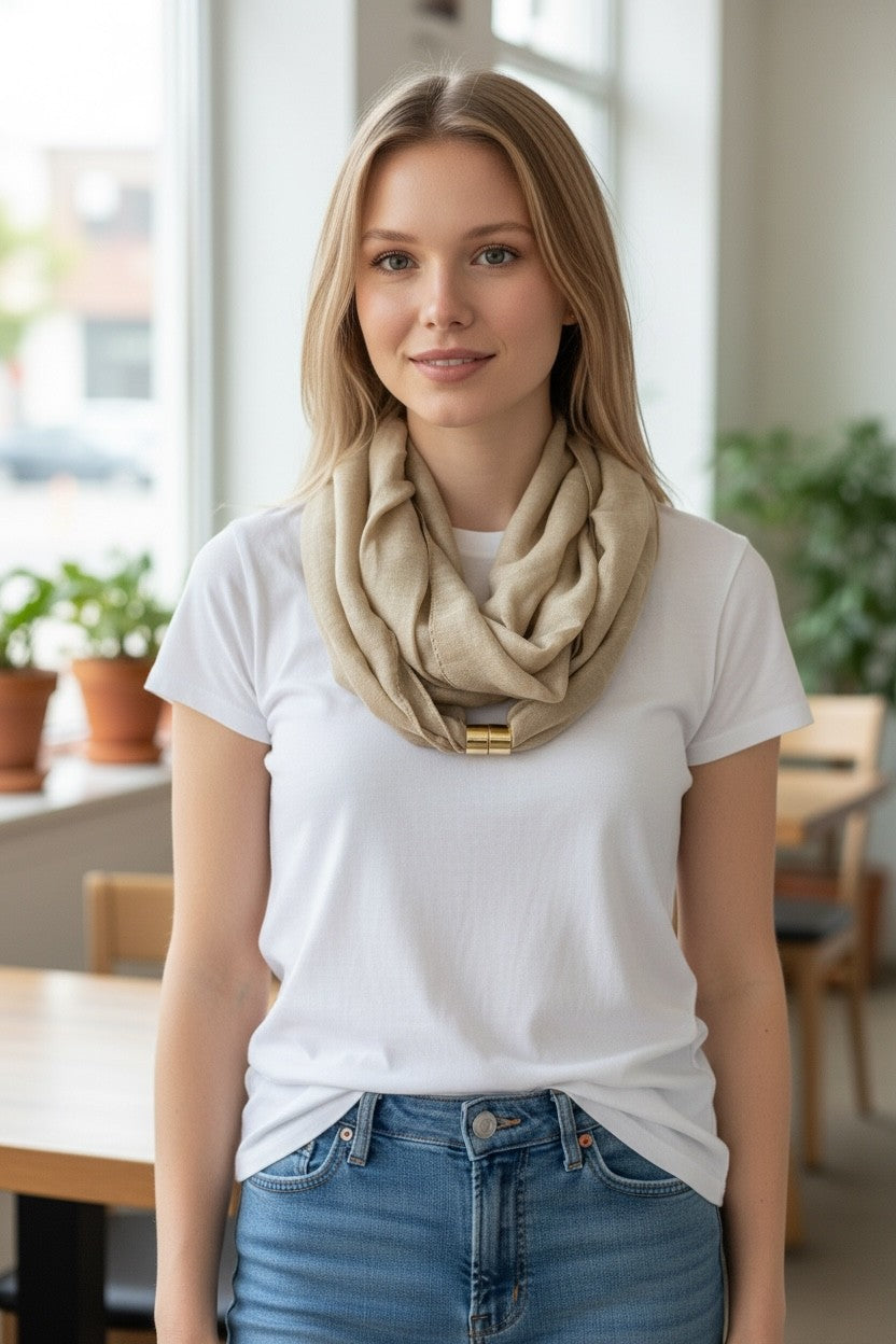Foulard aimanté