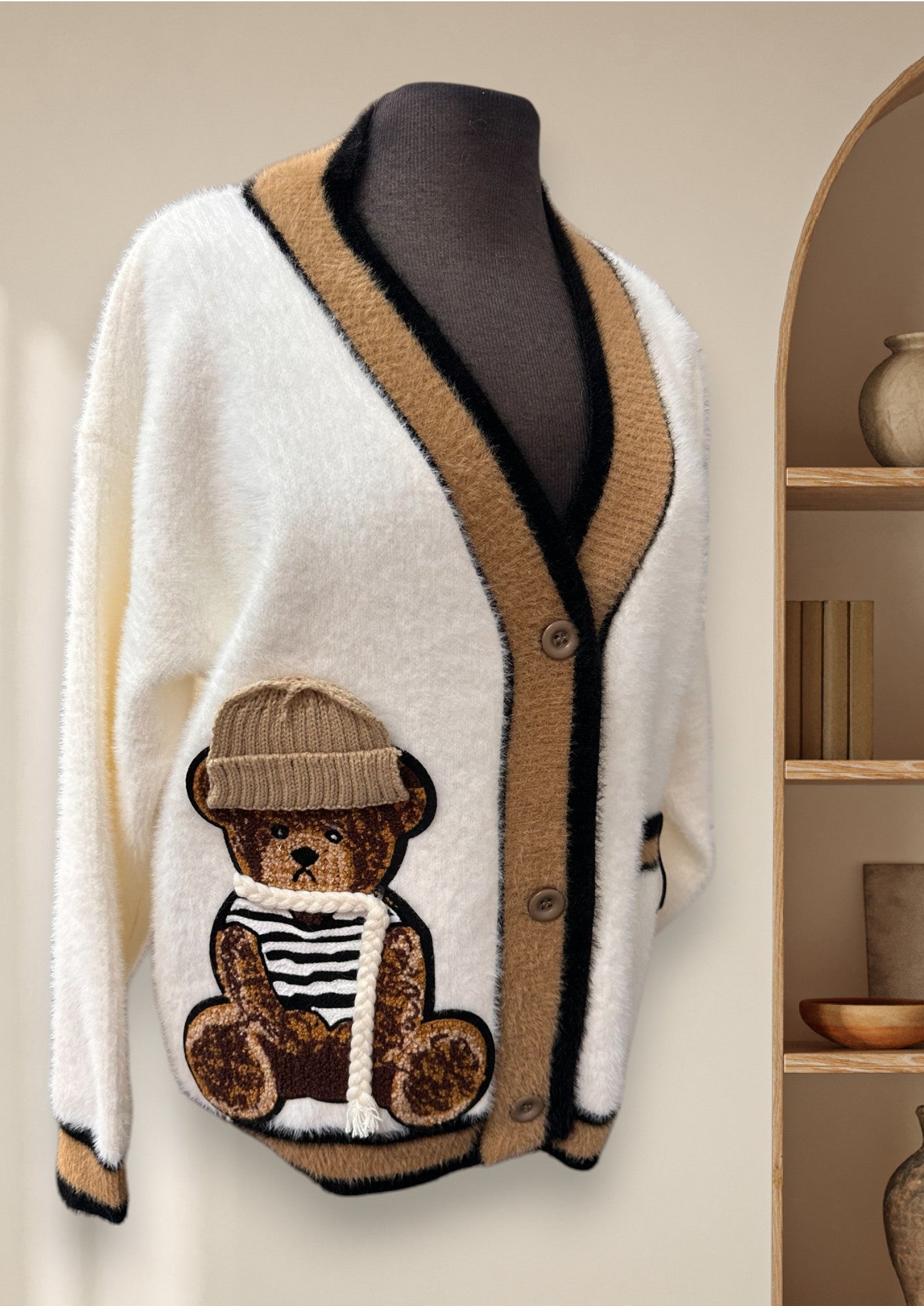 Cardigan avec ourson